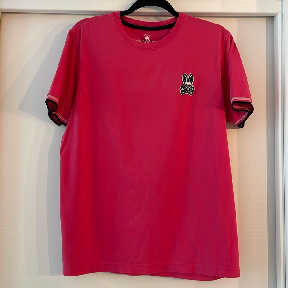 Hot Pink Psycho Bunny Men’s T-Shirt